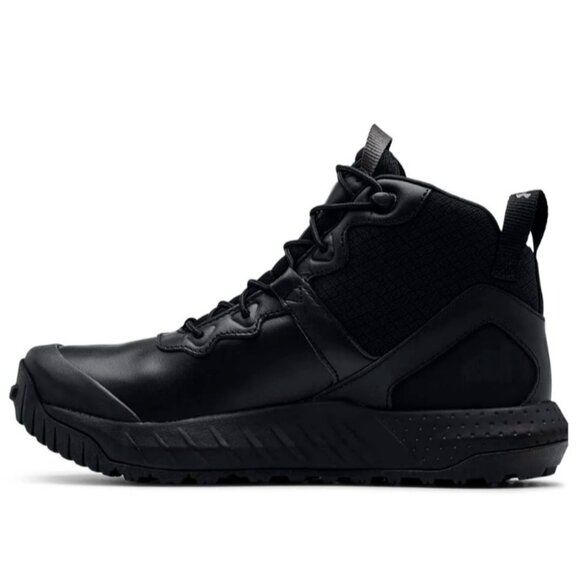 Under Armour Micro G Valsetz Mid Leather Waterproof Tactical Boots Men 10.5 & 13 - Picture 3 of 14